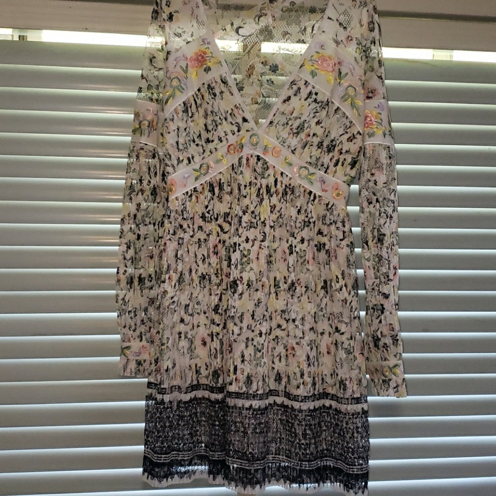 Free People Lace Mini Dress